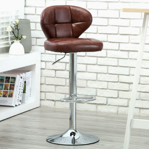 Taburete Alto de Acero Inoxidable Sintético de Lujo, Estilo <span class=keywords><strong>Italiano</strong></span> Moderno para Cocina, Hotel, Centro Comercial - Product Image 5