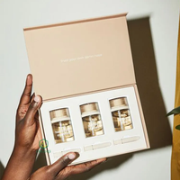 Conception de luxe bon marché Logo personnalisé faisant l'emballage vide de boîte-cadeau magnétique de bouteille de parfum cosmétique