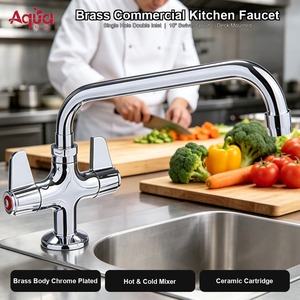 Grifo Mezclador de Cocina de Latón con Agua Caliente Instantánea - Product Image 1