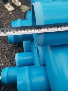 Trọng lực hệ thống thoát nước và cung cấp nước pn8 PN10 PVC ống với cao su vòng đệm kết nối - Product Image 4