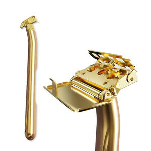 Maquinilla <span class=keywords><strong>de</strong></span> afeitar <span class=keywords><strong>de</strong></span> <span class=keywords><strong>seguridad</strong></span> Spolo 21T, cuchillas dobles doradas <span class=keywords><strong>de</strong></span> acero inoxidable para el cuidado <span class=keywords><strong>de</strong></span> la barba <span class=keywords><strong>de</strong></span> los hombres, 2 cuchillas medias flexibles para afeitado deslizante suave - Product Image 5