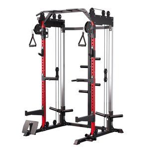 Rack de Sentadillas Multifuncional con Cable Cruzado, Equipo de Entrenamiento de Fuerza para Gimnasio en Casa - Product Image 6