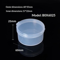 Boîte d'emballage transparente en plastique PP, épaisseur 1,2 mm, pour cadeaux, artisanat, rangement, accessoires de quincaillerie personnalisables, directement de l'usine