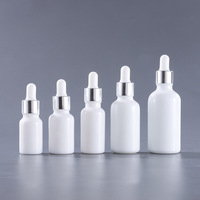 Minyak Atsiri Mewah Opal Putih Alami 5ml 10ml 15ml 1 Oz 30ml 50ml 100ml Botol Kaca Pipet Minyak Atsiri Porselen Putih