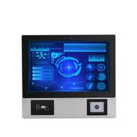 COMPT Lecteur de codes à barres RFID tout-en-un industriel en pouces de taille personnalisée J6412 N100 N100 I3 I5 I7 I9 Lecteur de caméra à écran tactile