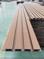 Panneau mural moderne en PVC WPC de haute qualité, imperméable, ignifuge, antistatique, panneau de revêtement de mur extérieur en bois composite