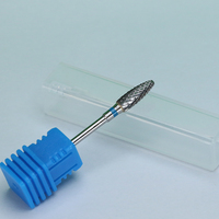 Shanghai Junwei XF F M C XC 5 en 1 Broca profesional para uñas Gel de eliminación Pulido Broca de carburo para uñas Pequeña broca de llama