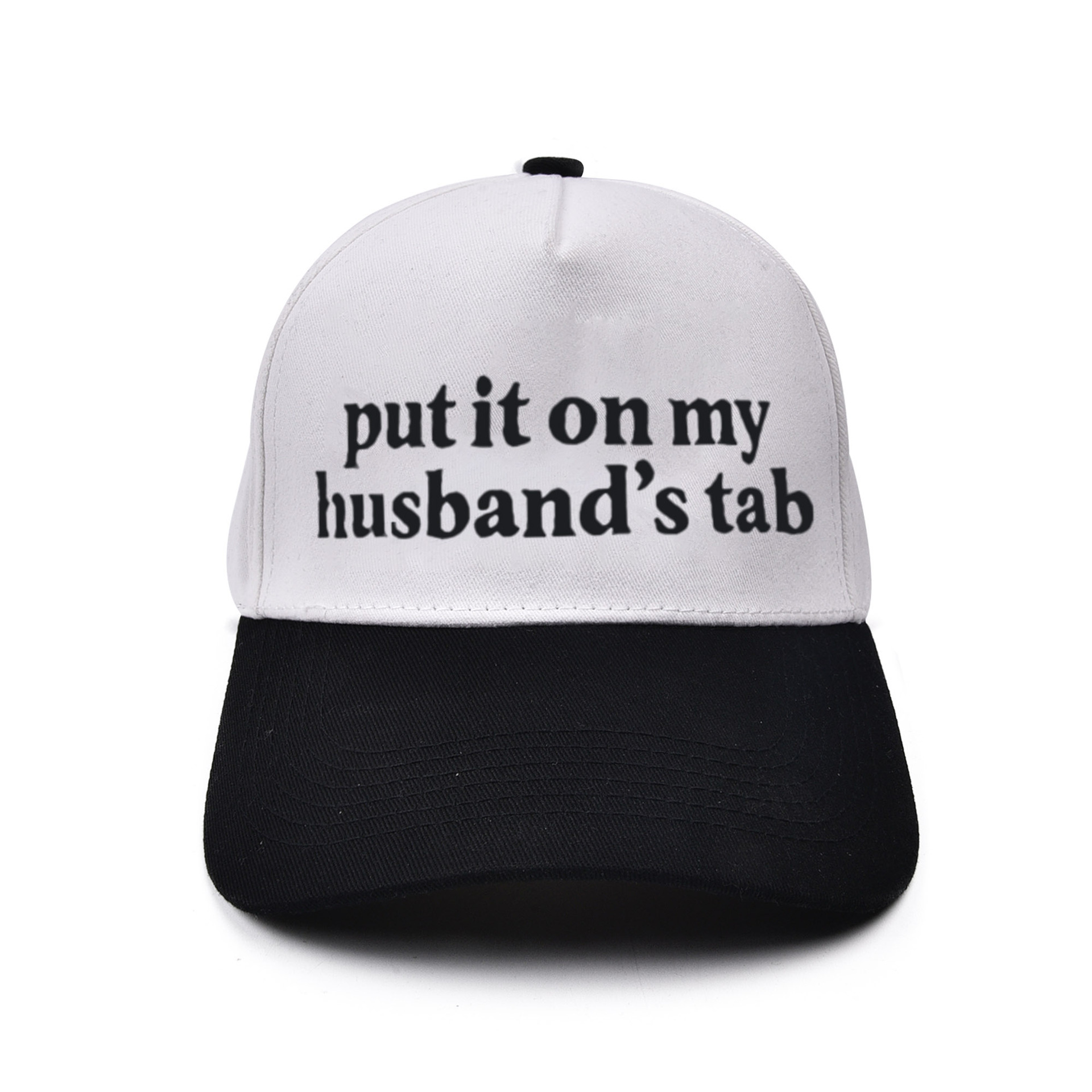 Black  white-put it on my husbands tab trucker baseball cap