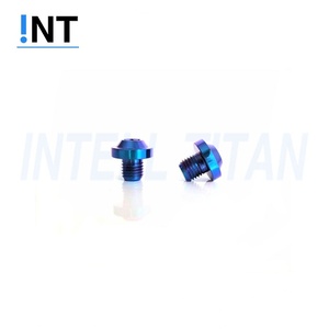 Bu Lông Titan Gr5 Torx Đầu Côn Màu Xanh Dương Bu Lông Titan M10 * 10Mm D18H7 Gr5 - Product Image 4