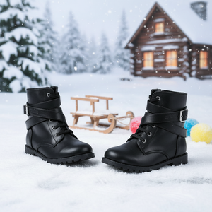Bottes antidérapantes haut de gamme pour enfants coréens OZKIZ Z14, mode hiver pour garçons de 2 à 6 ans, vente en gros - Product Image 3