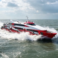 Grandsea Yeni 163ft Alüminyum Yüksek Hızlı Yolcu Gemisi, Dizel İçten Takma Motorlu Yolcu Teknesi, Nijerya'da Satılık