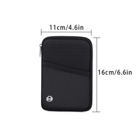 Porte-passeport en nylon anti-skimming pour e-commerce transfrontalier, étui de protection RFID pour documents, housse de passeport étanche pour voyage