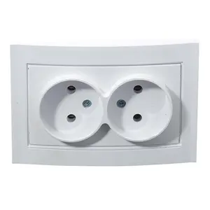 Model 7947519 Double Socket AC Power Modular Button Wall Switch Electrical Switch Light Switch