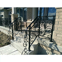 Balustrade de balcon en fer, design de balustrade d'escalier, en fer