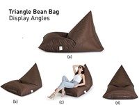 Housses de pouf triangulaire Pouf de pouf d'extérieur Chaises Big Bean Bag pour adultes