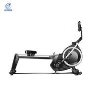 GLEEKO Appareil de musculation corporelle complète, 16 niveaux de résistance magnétique réglable, Rameur pliable en acier, Transmission à deux étapes, 150 kg