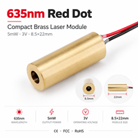 Module laser rouge ZhonNa 635nm 5mW pour alignement de roues, localisation optique et visée - Pièces laser