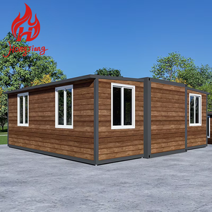 فيلا فاخرة مسبقة الصنع بطول 20 أو 40 قدمًا، منزل متنقل نموذجي مع 3 غرف نوم ووحدة سكنية منفصلة - Product Image 4