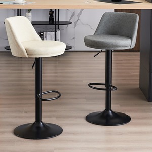 Chaises de bar américaines réglables et rotatives Tabouret de bar haut Chaises de bar à domicile Chaises de bar de style européen Chaises hautes de réception - Product Image 2
