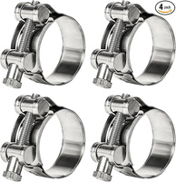 Collier de serrage en T en acier inoxydable 304 robuste et réglable pour tuyau d'échappement et d'admission