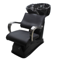 Fauteuil de Lavage Professionnel pour Salon de Coiffure avec Bac