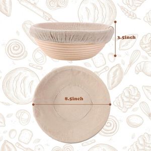 <span class=keywords><strong>Pains</strong></span> de levain en acier inoxydable pour la fermentation du pain, modèle BK008, ovale et rond - Product Image 4