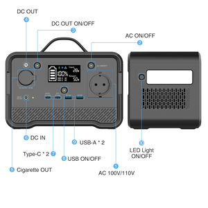 EU <strong>Plug</strong> 350W 93000mah Outdoor Portable <strong>Power</strong> Supply Portable <strong>Power</strong> Station Solar <strong>Generator</strong> for European Market - Product Image 4