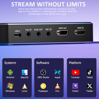 Carte de capture vidéo HDMI USB 3.0 4K, équipement de jeu, enregistrement, enseignement en ligne, cartes de capture vidéo double HDMI