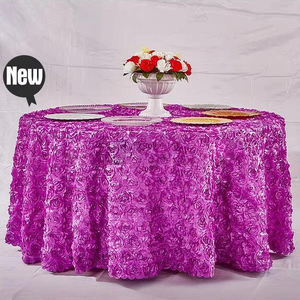 Jupe de <span class=keywords><strong>table</strong></span> en rosette pour banquet, nouvelle mode 2019 - Product Image 5