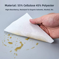 WIPESTAR Gamma Sterile Nonwoven Wipes 12 Inch Polycellulose Bebas Serat Kertas Pembersih Aseptik untuk Ruang Bersih di Pabrik Farmasi