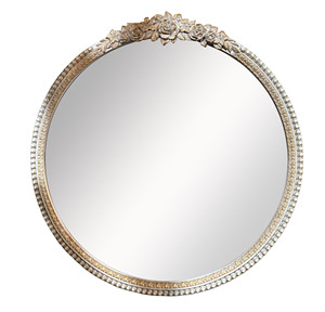 Bằng Gỗ Cổ Điển Vòng Khung Gương Khắc Tường Trang Trí Nội Thất Tự Nhiên Gương Cho Nhà - Product Image 4