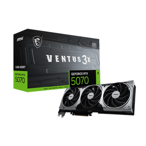 Card đồ họa chơi game MSI GeForce RTX 5070 12G VENTUS 3X OC RTX5070 Ti 2025, GPU RTX 5070, card màn hình 5070TI, máy tính để bàn chơi game RTX 5070 - Product Image 1