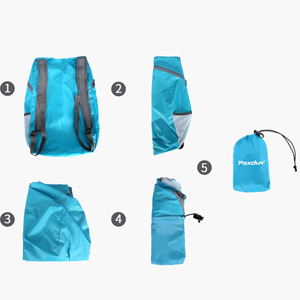 Sac à dos de randonnée pliable léger et compact au design simple, idéal pour les voyages - Product Image 5