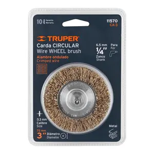 BOX 6 Utensile Circolare per Cardatura con Filo Spesso da 3' per Trapano, TRUPER - Product Image 3