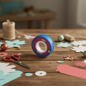 Ruban en gros-grain Iln 15Y 1,5 cm bleu vif pour travaux manuels - Product Image 2