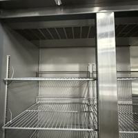 Réfrigérateur Commercial à Boissons 6 Portes en Acier Inoxydable, Congélateur Vertical Grande Capacité, Présentoir à Boissons à Commande Mécanique Directe