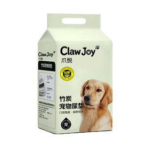 แผ่นรองซับฉี่สัตว์เลี้ยง Claw Joy ถ่านไม้ไผ่ แบบหนา รูปทรงสี่เหลี่ยมผืนผ้า สำหรับสุนัขและแมว ซึมซับดี ใช้แล้วทิ้ง อุปกรณ์สำหรับสัตว์เลี้ยง - Product Image 2