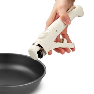 Ensemble d'ustensiles de cuisson antiadhésifs en plastique robuste Softel, plaque à steak en fonte, poignée de poêle amovible pour la cuisson - Product Image 1