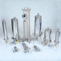 Filtre TS de qualité alimentaire lavable 20 pouces 304/316L boîtier de filtre à cartouche en acier inoxydable pour la filtration du vin à bon prix