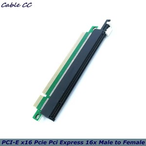 Adaptador de Extensión Riser PCI-<span class=keywords><strong>E</strong></span> x16 PCIe Pci Express 16x Macho a Hembra para Chasis IPC 1U 2U 3U - Product Image 1