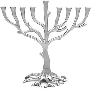 Menorah 2025ซูเปอร์ขายพร้อมขาตั้งโลหะ9อันทำด้วยมือสไตล์โบราณ - Product Image 2