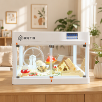 2027 Tendy Upgraded Smart Pet Living Cabin QXY02 HD Touchscreen Rumah Pintar untuk Hewan Peliharaan Kecil Ruang Komersial Grosir
