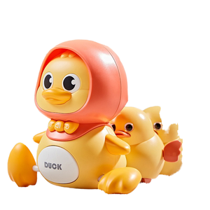 Juguete <span class=keywords><strong>de</strong></span> plástico duradero para madre, pato, patitos para gatear, <span class=keywords><strong>desarrollo</strong></span> del bebé, regalo <span class=keywords><strong>de</strong></span> tiempo <span class=keywords><strong>de</strong></span> barriga para 2 a 4 años, San Valentín, Baby Shower - Product Image 1