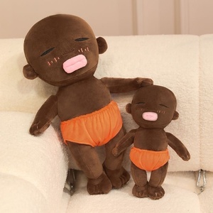 Peluche Lisa en forme de main noire, super douce, avec rembourrage en coton, anti-stress, articles très demandés, poupée en peluche personnalisée - Product Image 2