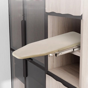 Accessoires de garde-robe armoire moderne robuste armoire murale coulissante en gros armoire pliable pliante planche à repasser coulissante - Product Image 1