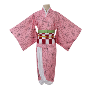 Oferta Especial: Kimonos Japoneses de Anime, Disfraz de <span class=keywords><strong>Cosplay</strong></span> de Kamado <span class=keywords><strong>Nezuko</strong></span>, Traje de <span class=keywords><strong>Cosplay</strong></span> de Demon Slayer - Product Image 2
