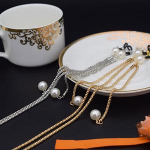 Pearl Ball <span class=keywords><strong>Gafas</strong></span> de sol con <span class=keywords><strong>cadena</strong></span> colgante Enlaces con detalles delicados para exhibición y comodidad - Product Image 2