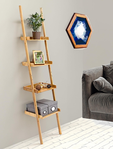 Bamboo Book Plant <b>Rack</b> <b>Storage</b> Shelf <b>for</b> Home - Product Image 4