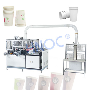 Hoàn Toàn Tự Động Double Wall New Top Giấy Cốc Cà Phê Die Cắt In Ấn Hình Thành Máy Dùng Một Lần Giấy <span class=keywords><strong>Cup</strong></span> <span class=keywords><strong>Making</strong></span> <span class=keywords><strong>Machine</strong></span> - Product Image 4