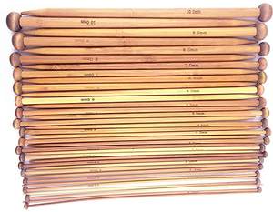 36 PIÈCES Aiguilles À Tricoter En Bambou Ensemble Unique Pointu Carbonisé Aiguilles À Tricoter pour Créatif Fait Main BRICOLAGE - Product Image 6